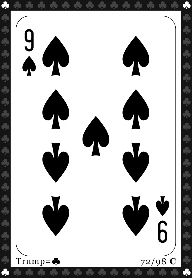 euchre Card 72