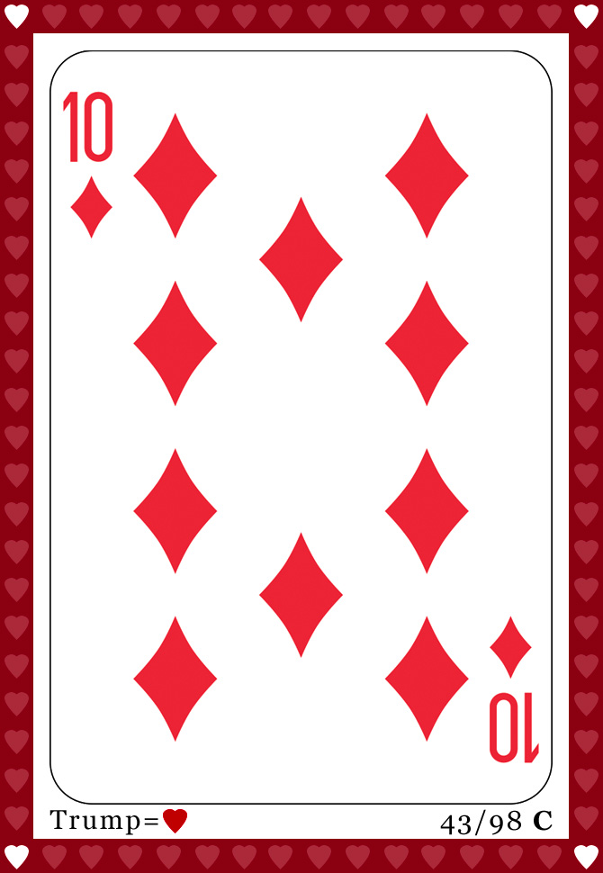 euchre Card 43