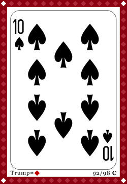 euchre Card 92