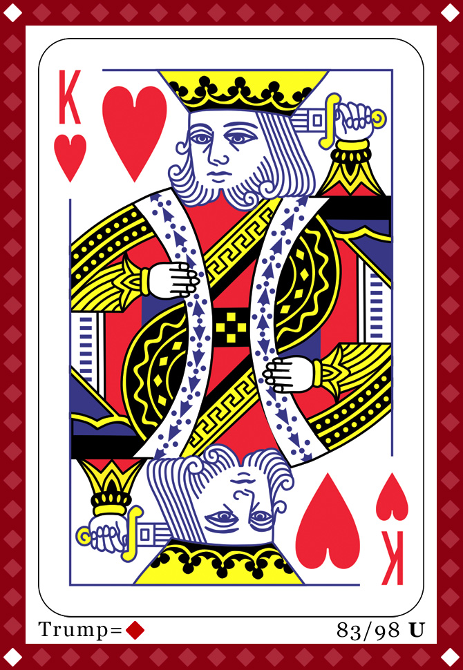 euchre Card 83