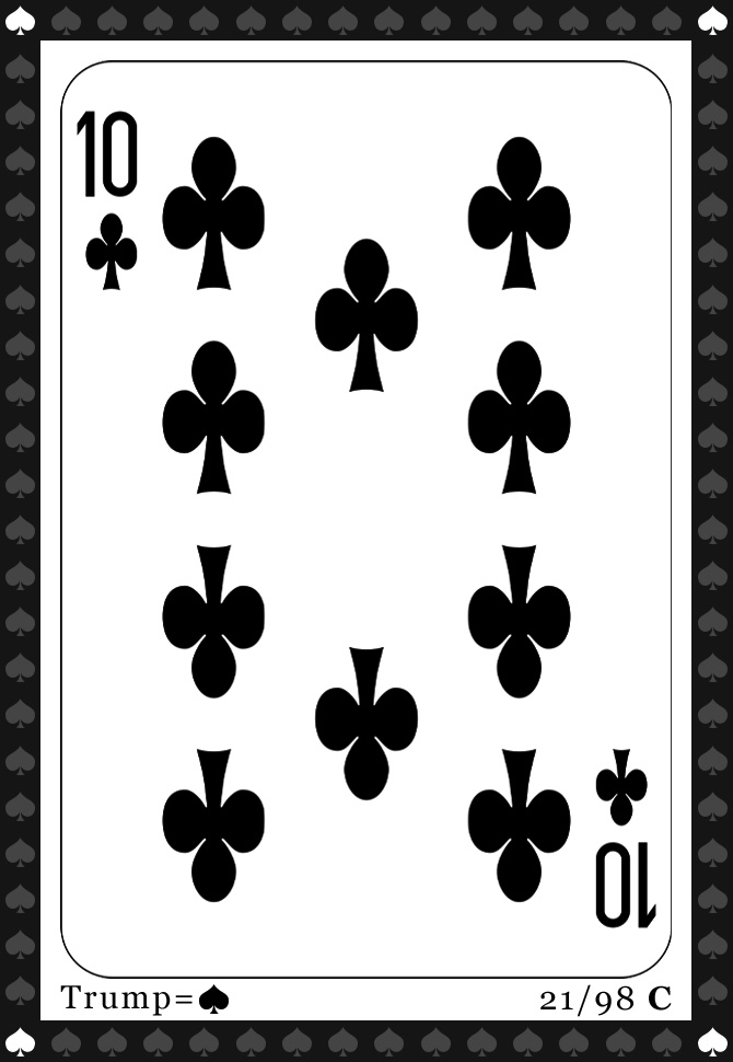 euchre Card 21