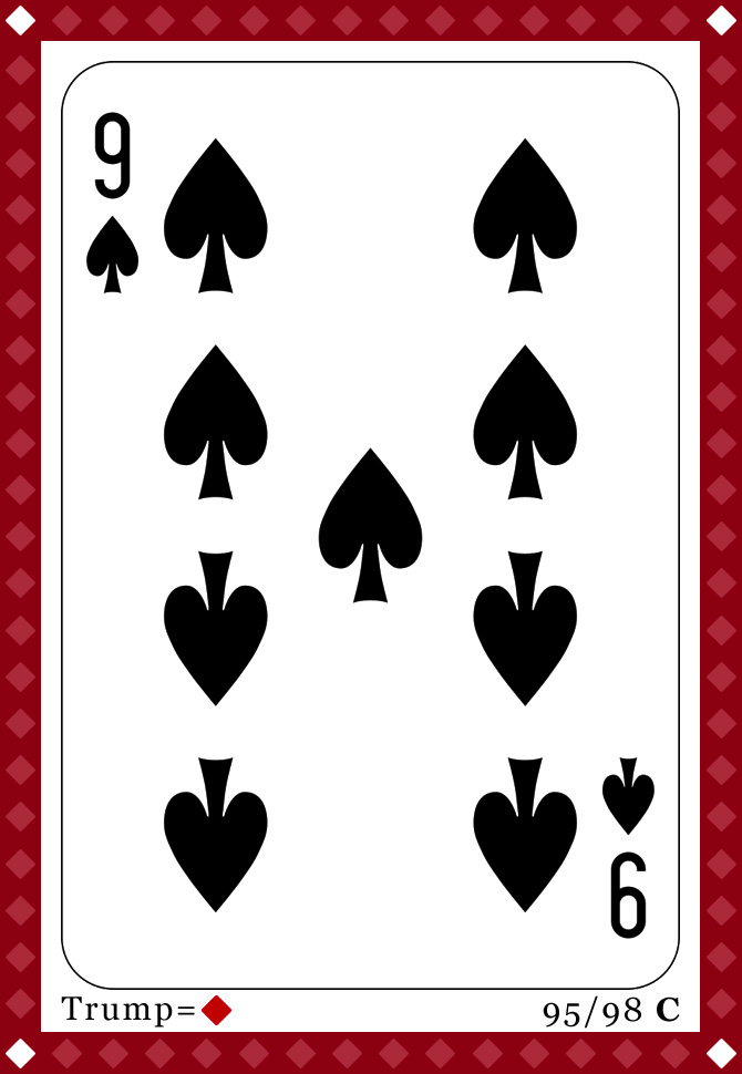 euchre Card 95