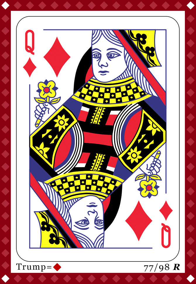 euchre Card 77