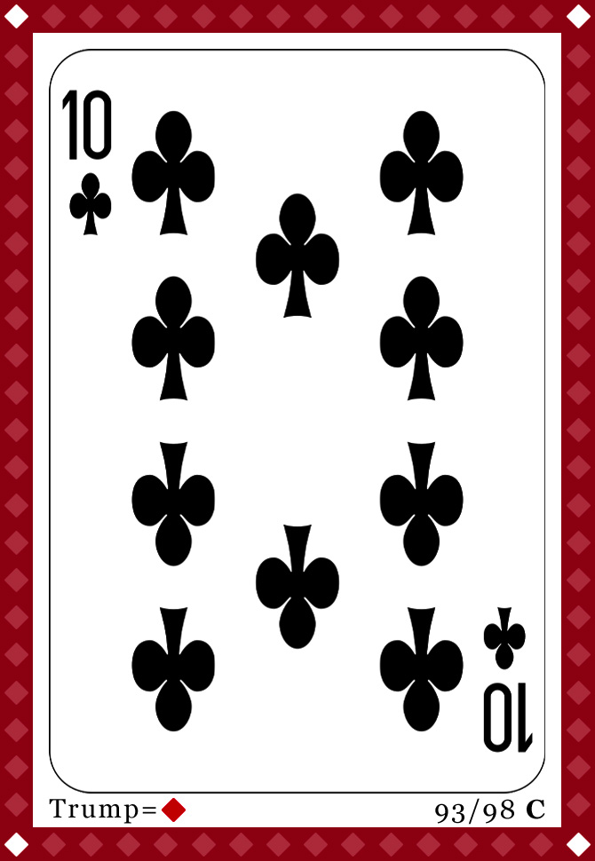 euchre Card 93