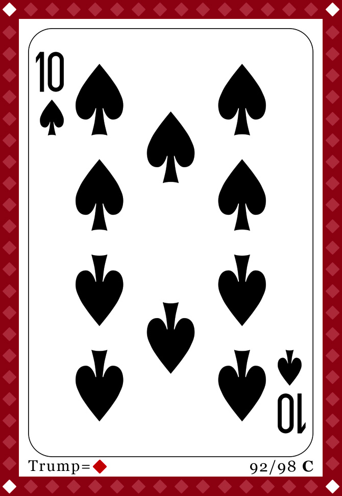 euchre Card 92