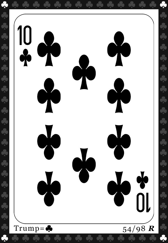 euchre Card 54