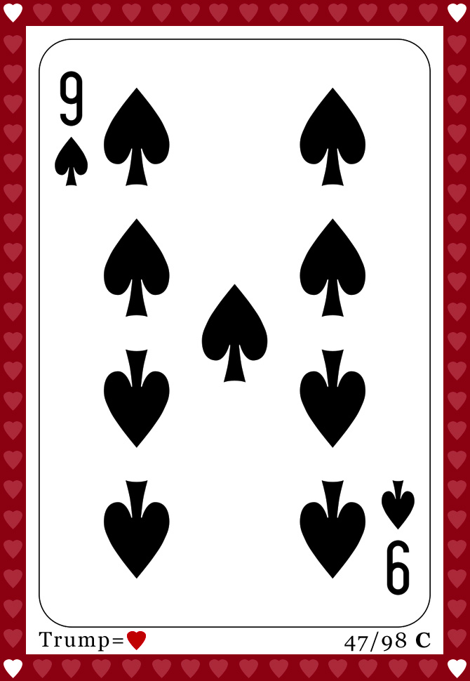 euchre Card 47