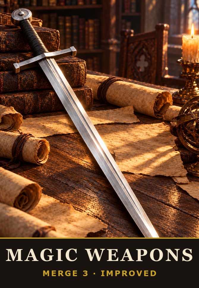 Magic Weapon Merge 3